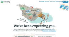 Desktop Screenshot of basecamp.com